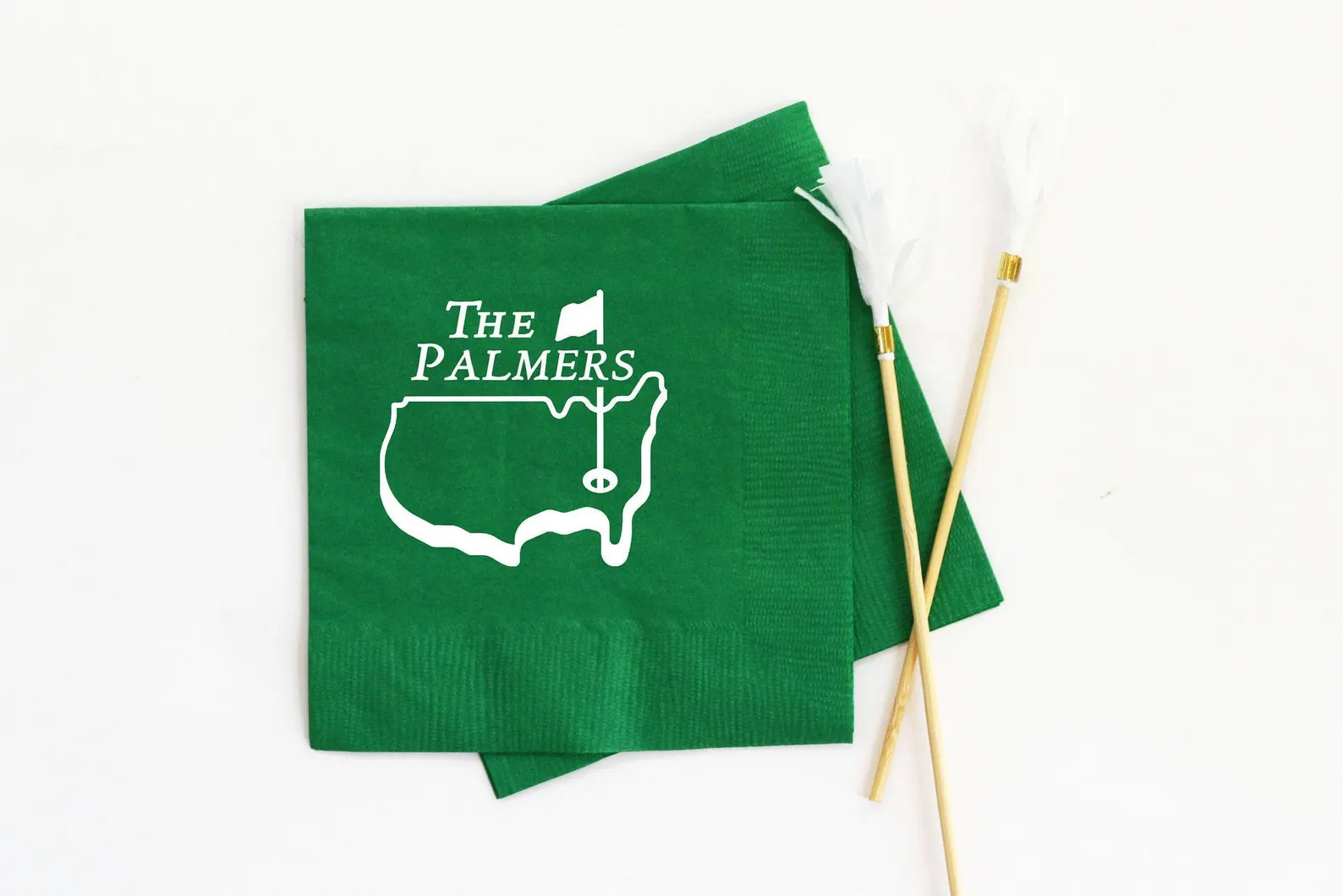 Golf Party Napkins - Personalized Birthday Napkins - Available in Beverage, Luncheon, Dinner, and... | Etsy (US)