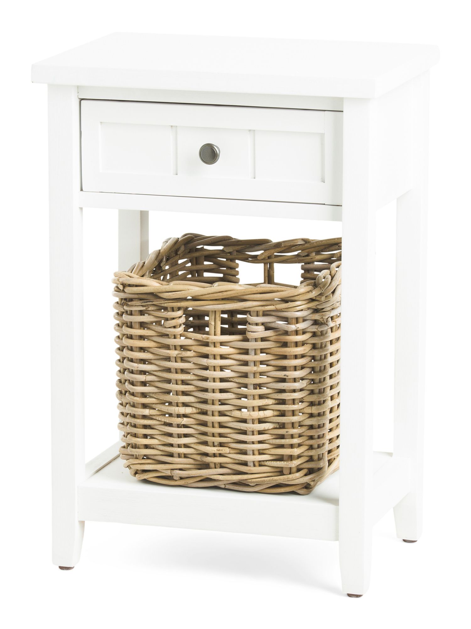 One Drawer Table With Basket | TJ Maxx