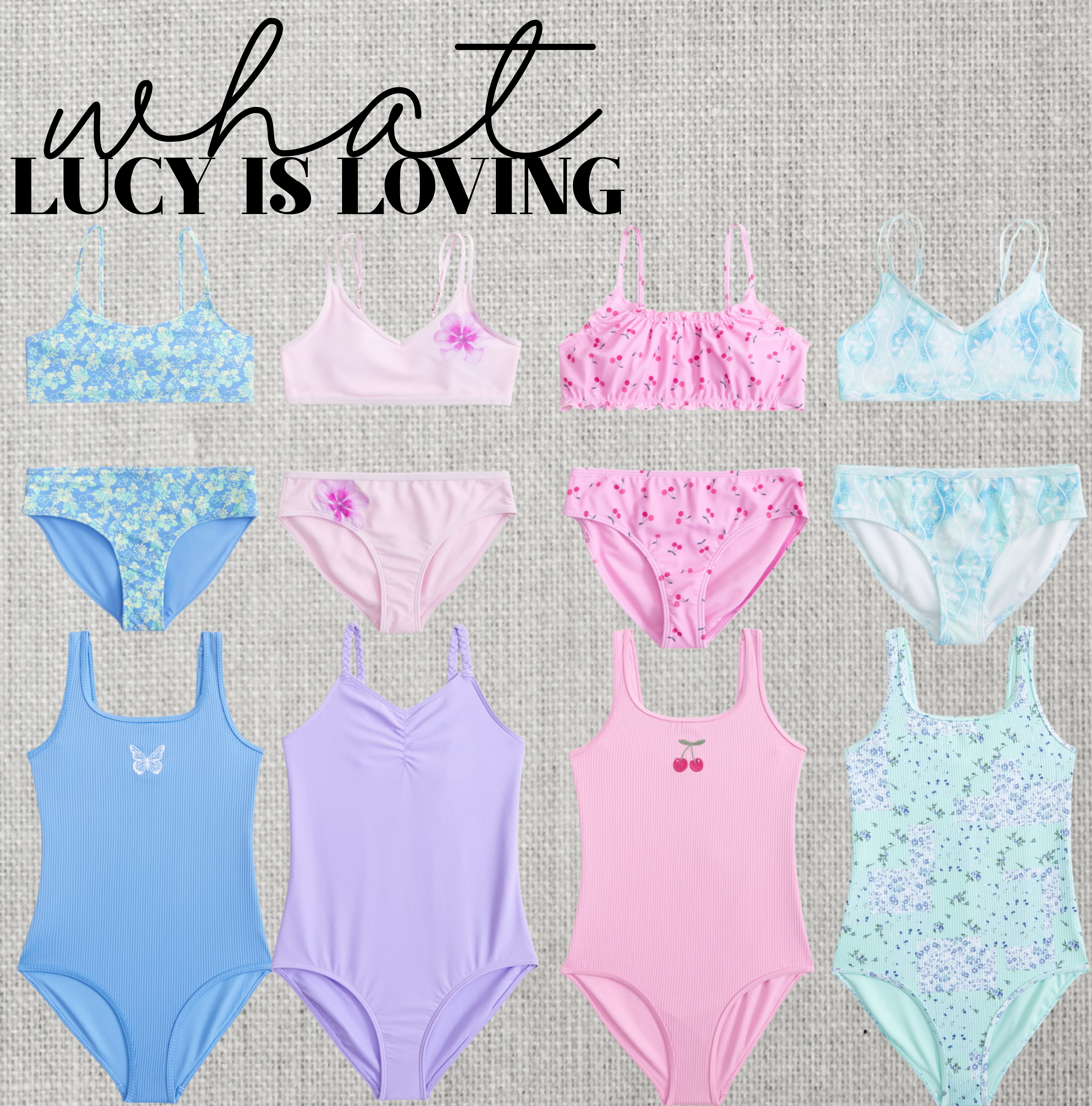 Spring break is coming up!!! These are such adorable swimsuits for tweens and teens!!! 

 