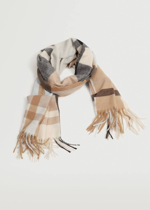 Fringes knit scarf | MANGO (US)