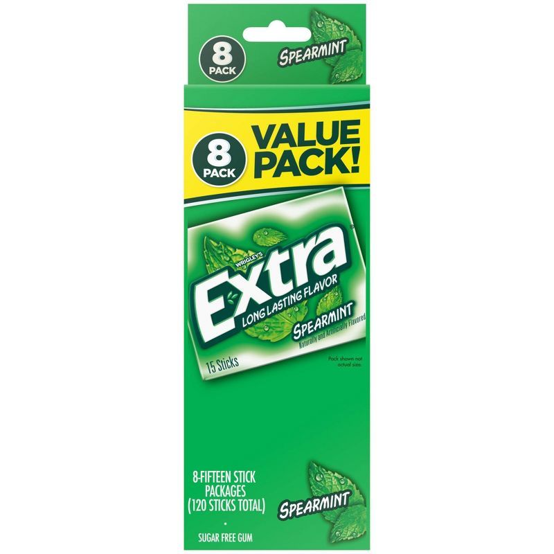 Extra Spearmint Sugar-Free Gum Value Pack - 120ct | Target