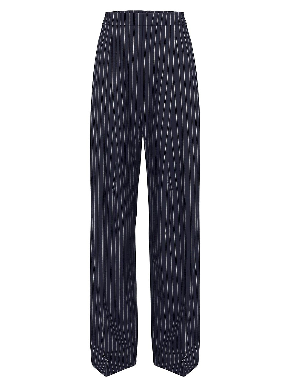 Women's Pleated Pinstripe Pants - Midnight Multi - Size 8 - Midnight Multi - Size 8 | Saks Fifth Avenue