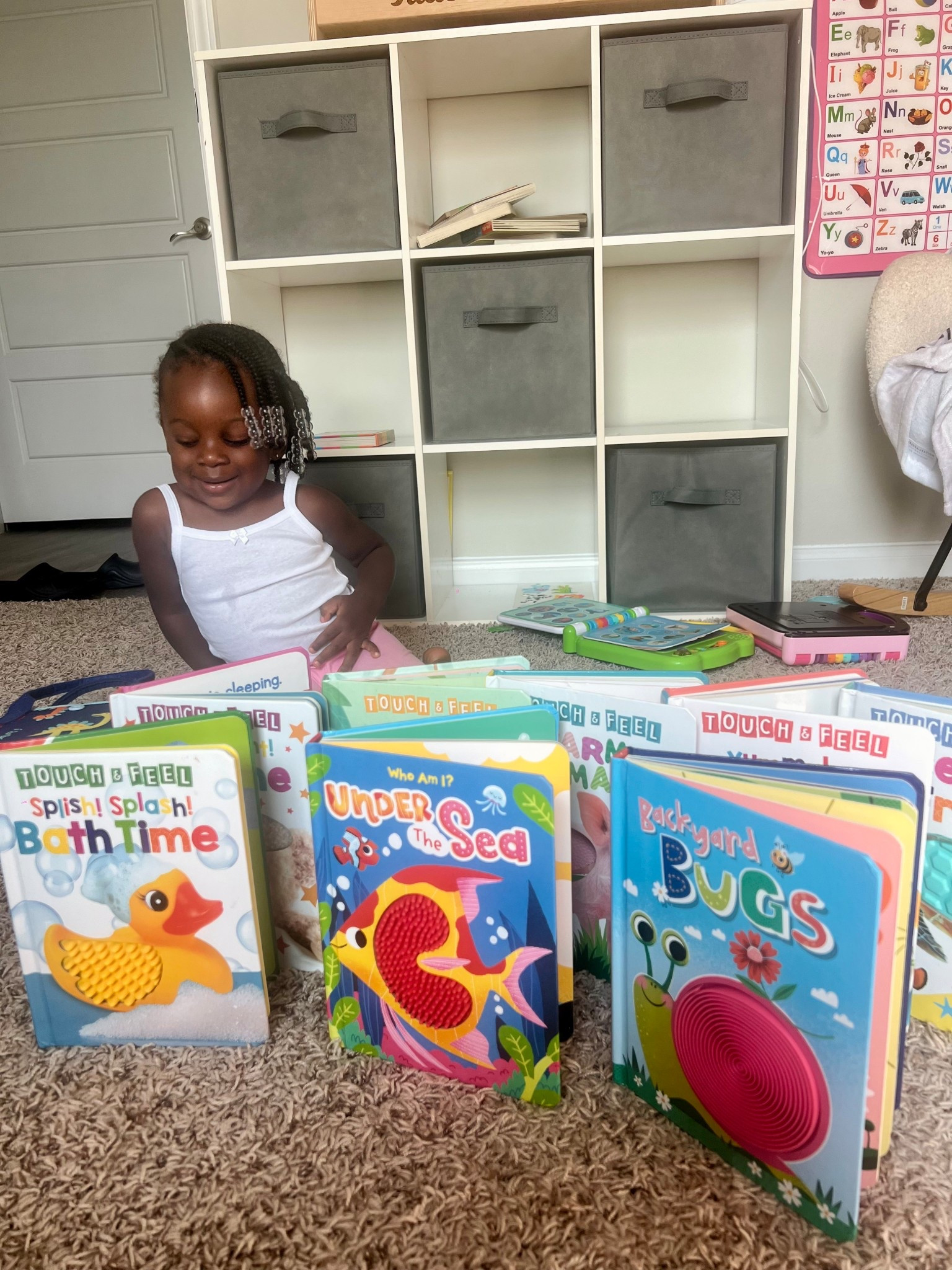 Our little boom worm! These touch & feel books are interactive and it gets the job done 🥳

#LTKKids #LTKBaby #LTKFamily