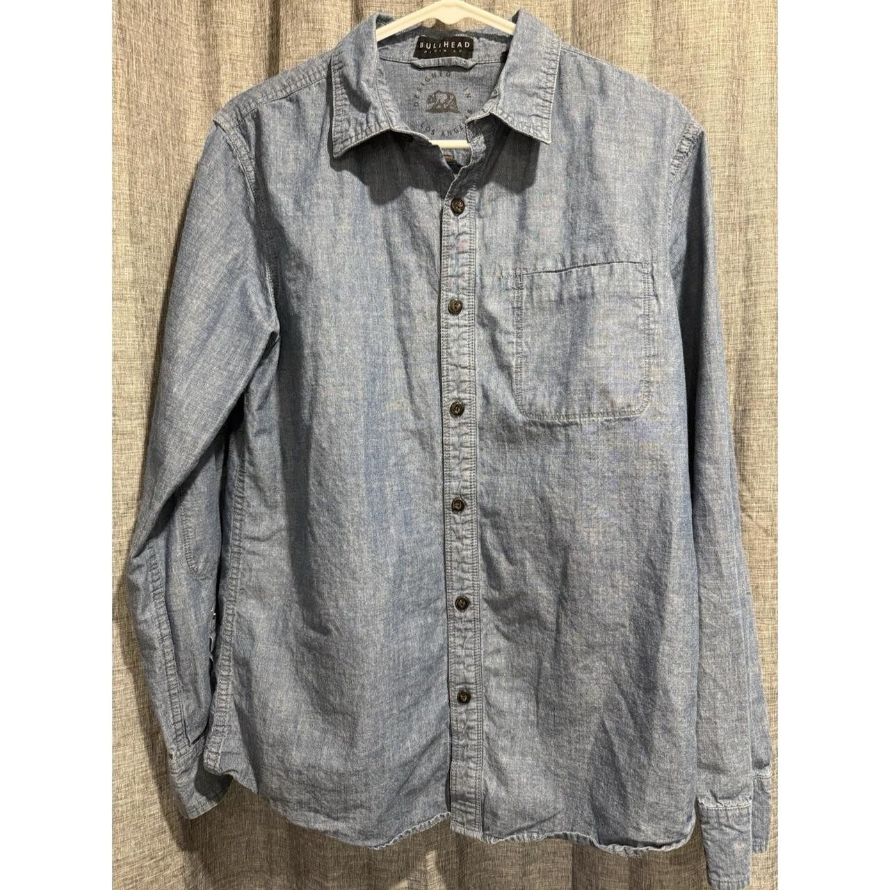 Denim & Co. Men's Shirt - Blue - M | Depop US