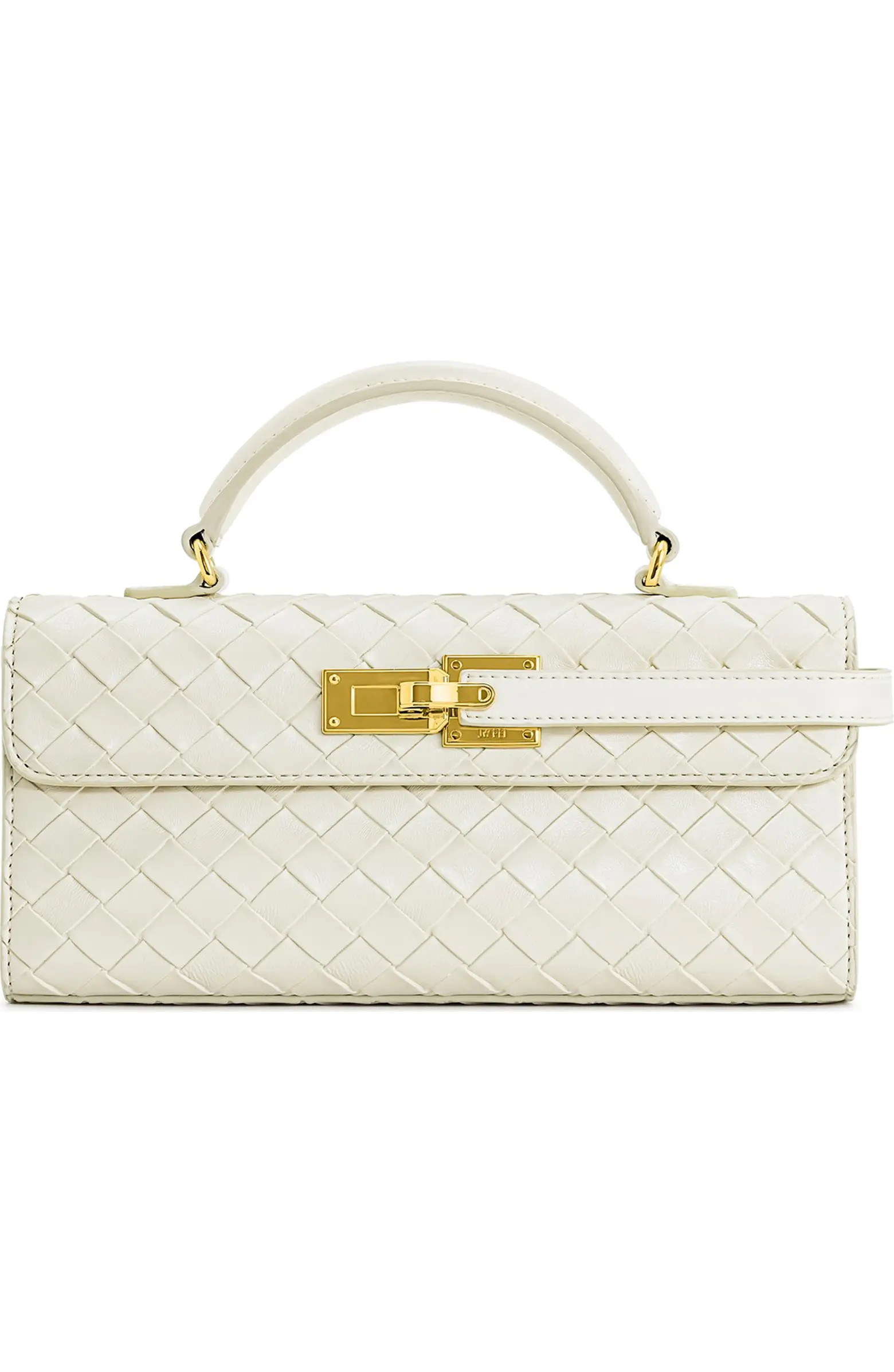 Keyla Woven Faux Leather Top Handle Bag | Nordstrom