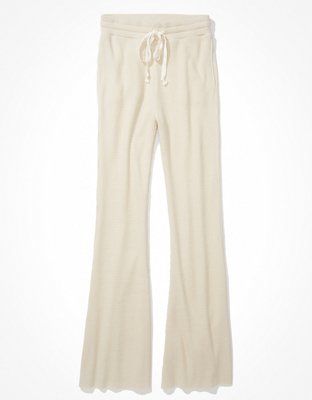 AE Waffle Super High-Waisted Flare Pant | American Eagle Outfitters (US & CA)
