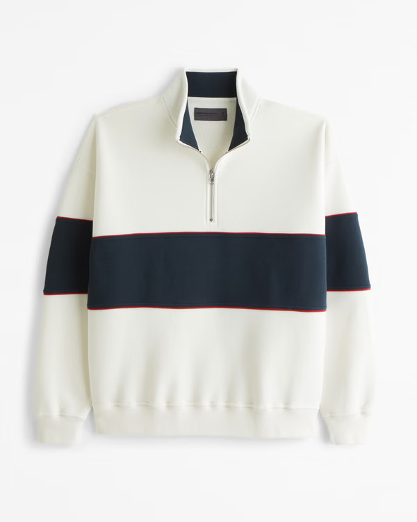 Essential Half-Zip Sweatshirt | Abercrombie & Fitch (US)