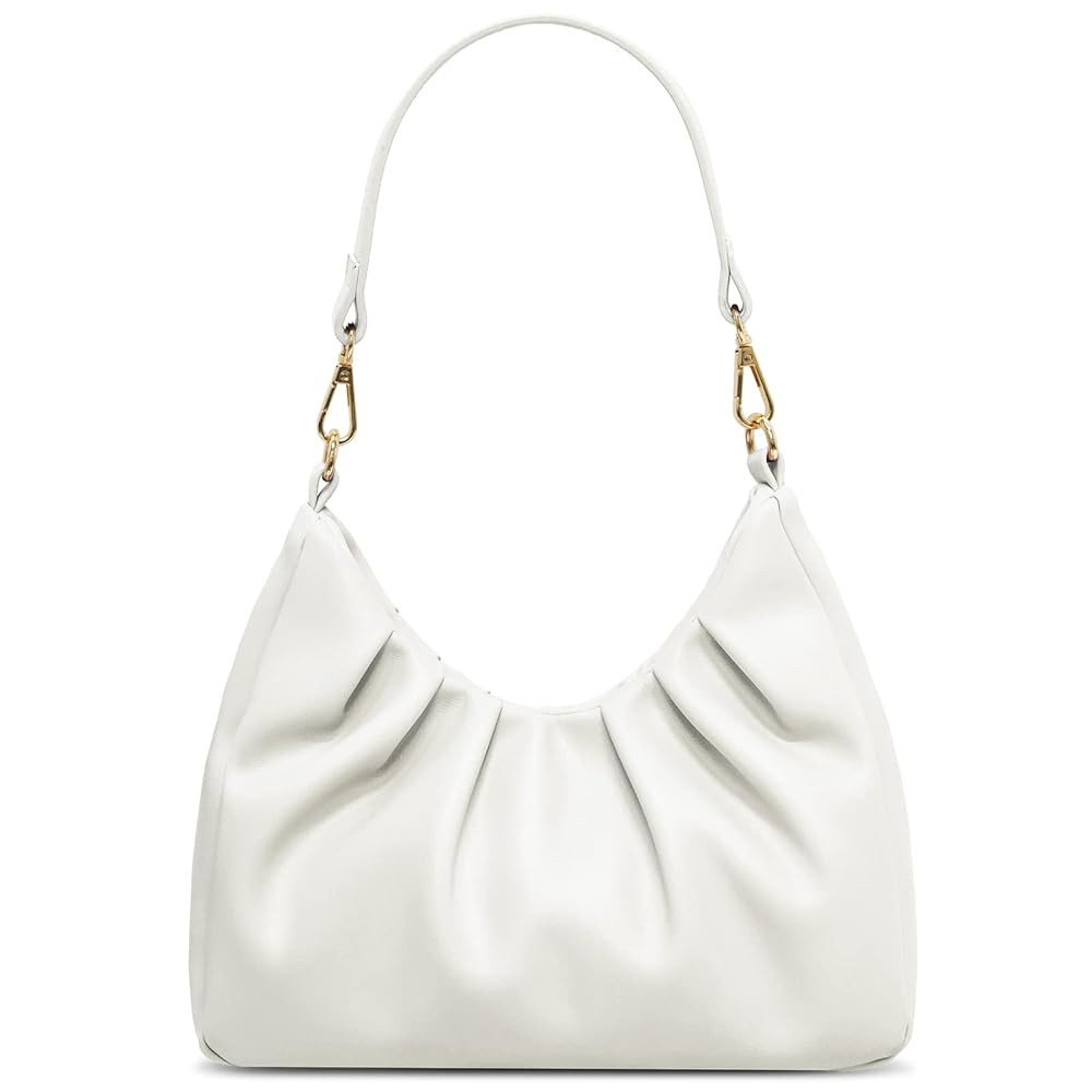 LIVACASA Shoulder Bags for Women, Cute Soft Small Clutch Purses,PU Leather Hobo Crossbody Tote Du... | Amazon (US)