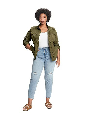 GAP womens Utility Jacket ARMY JACKET GREEN V2 S | Amazon (US)