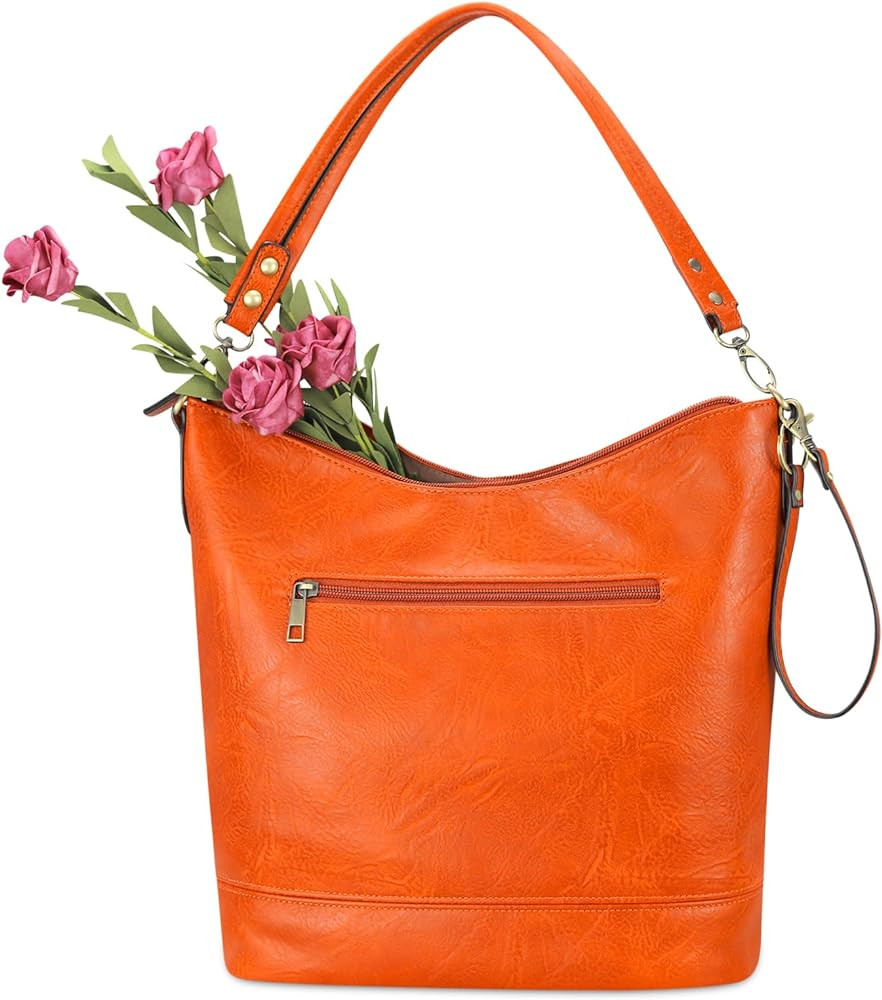 FUKUYIN Tote Handbag Shoulder Bag for Women Commuting - PU Soft Leather Hobo Bag Womens Purses - ... | Amazon (US)