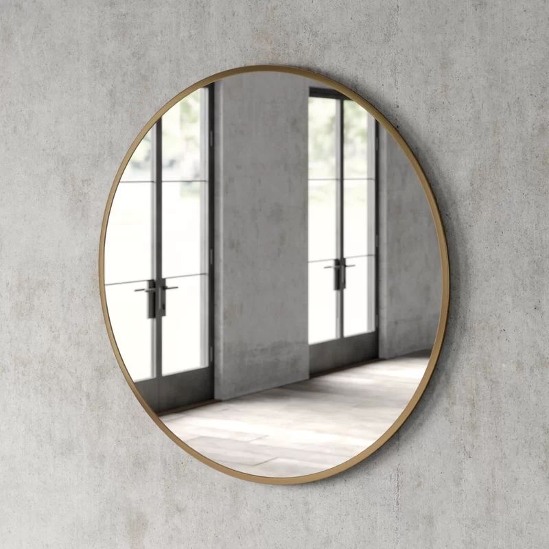 Brass Needville Modern & Contemporary Accent Mirror | Wayfair North America