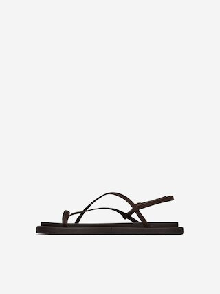 Leather Strap Sandals – Brown – Women – ARKET GB | Arket UK