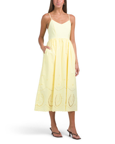 Embroidered Hem Midi Dress | TJ Maxx