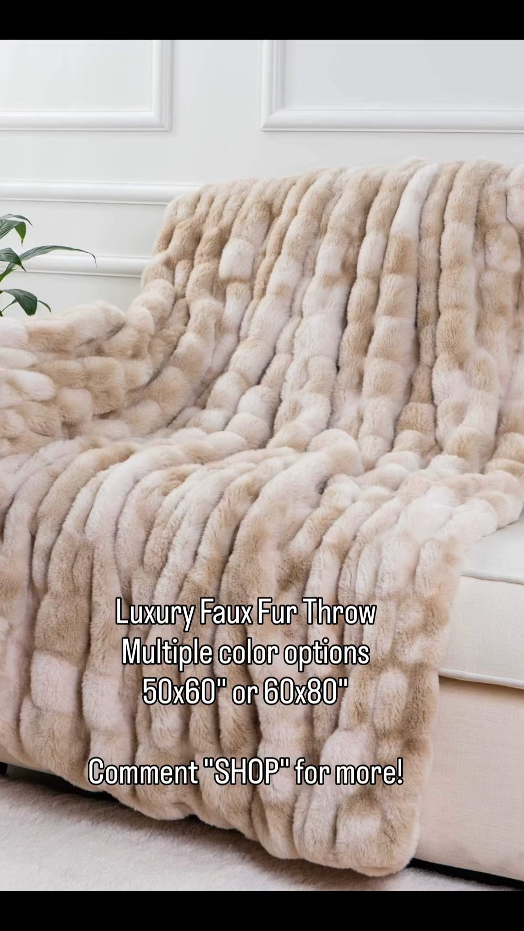 Nothing says cozy quite like a plush faux fur throw! 🤍 This is one of those easy home finds you’ll want in every room — drape it over a chair, toss it on the couch, or layer it on your bed for an extra cozy touch. Comes in multiple colors and two sizes: 60” x 80” and 50” x 60”. 🍂🕯️


#FrankieTavares #FrankieTavaresAffiliate #AmazonFinds #AmazonHomeFinds #AmazonHome #ComfyHomeSeason #CozyDecor #CozyHome #FallDecor #HomeInspo #FauxFurThrow #BlanketSeason #AffiliateLink #AmazonAffiliate

#LTKHome