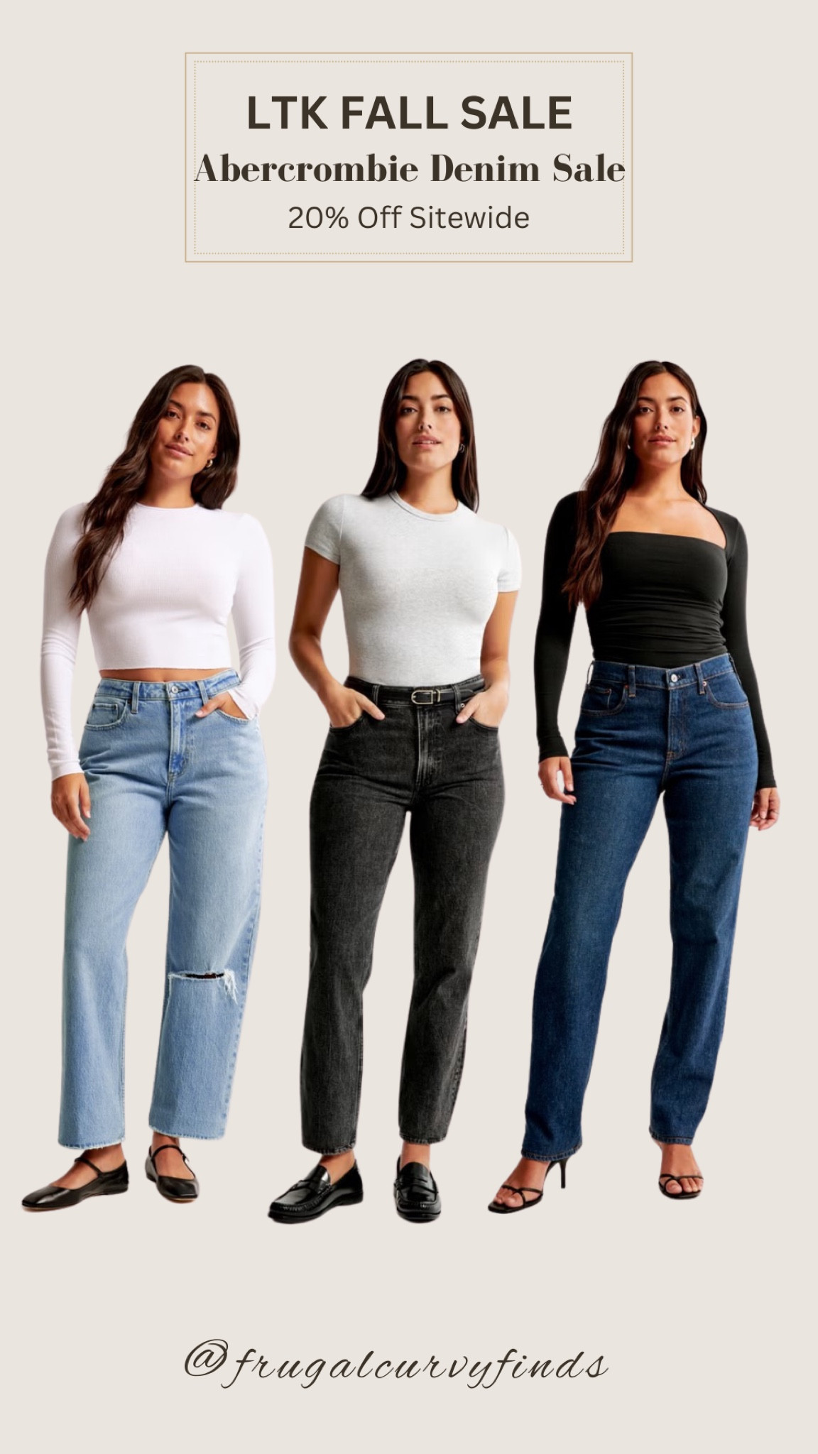 LTK Fall Sale! Abercrombie & Fitch is having a sale of 20% off everything sitewide!

I’ve rounded up some of my favorite plus size friendly Curve Love jeans. Wide leg, straight leg and flare jeans.



#LTKSaleAlert #LTKFallSale #LTKFindsUnder100