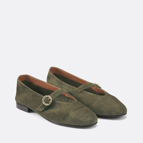 Suede Ballet Pumps | La Redoute (UK)