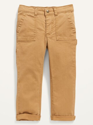 Unisex Twill Built-In Flex Carpenter Pants for Toddler | Old Navy (CA)