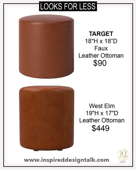 Looks for less faux leather ottoman for your apartment living room, dorm room decor, apartment decor, target finds

#LTKover40 #LTKhome #LTKstyletip