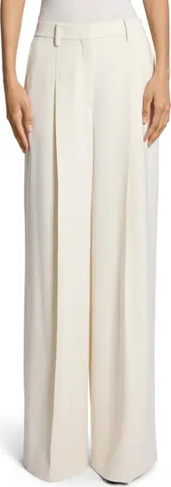 Theory Pleated High Rise Wide Leg Pants | Nordstrom | Nordstrom
