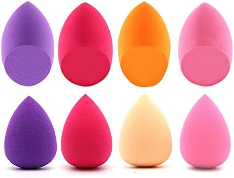 [8-Pack] Bellixe Beauty Makeup Sponge Blender Set, Latex-Free Vegan Dual for Liquid Foundation/Po... | Amazon (US)