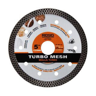 5 in. Turbo Mesh Rim Diamond Blade | The Home Depot