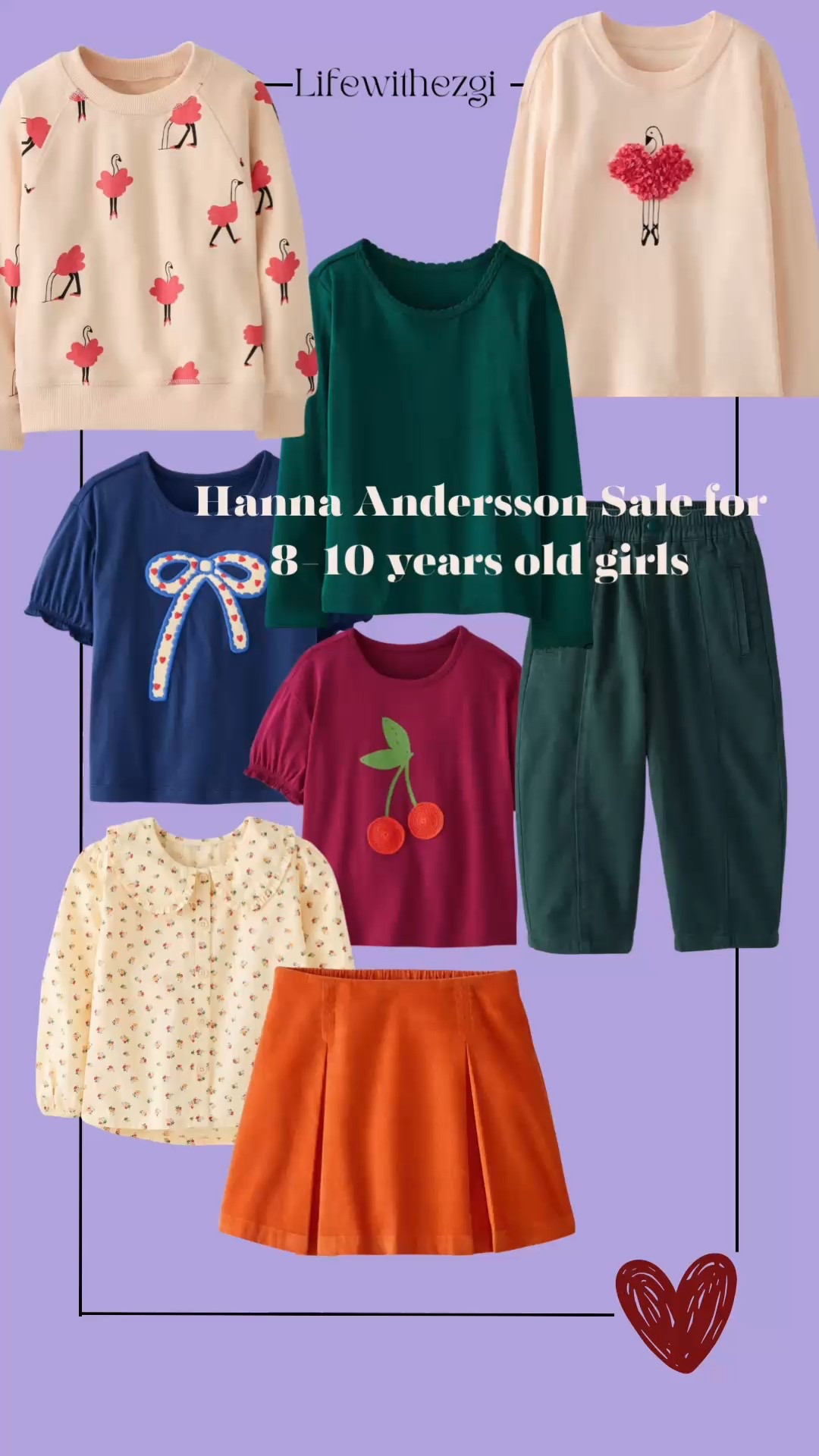 My favorite Hanna Andersson sale finds for girls ages 8–10 — soft cotton tops, playful graphics, comfy pants, and timeless skirts.
These are well-made, kid-approved pieces that wash beautifully and hold up season after season.

Perfect for:
• School outfits
• Everyday play
• Cozy layering
• Quality kids basics on sale
#girlbirthdaygift #hannaandersson
#hannaanderssonsale
#kidsclothingdeals
#girlsclothing
#kidsfashion
#kidsoutfits
#schooloutfitsforkids
#ltkfamily
#ltkkids
#ltkfinds
#kidswardrobe
#qualitykidsclothes
#8yearsoldbirthdaygift #girlholidaygift #girlchristmasgitf

All items are linked below ↓