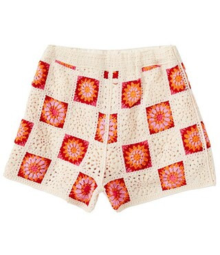 Chelsea & Violet Big Girls 7-16 High Rise Crochet Short | Dillard's | Dillard's