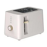 Thyme & Table 2-Slice Toaster, Extra-Wide Slots with Slide-Out Removable Crumb Tray, Sand White -... | Walmart (US)