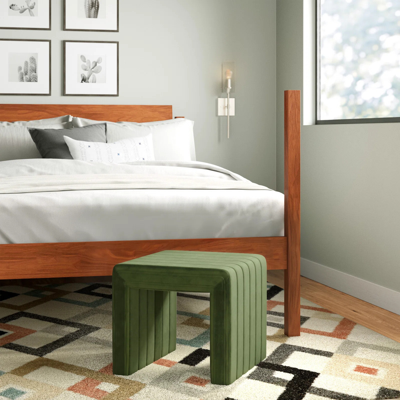 Aurealiz Modern Channel Ottoman | Wayfair North America