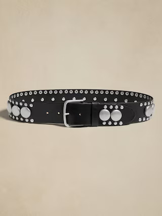 Palmar Studded Leather Waist Belt | Banana Republic (US)
