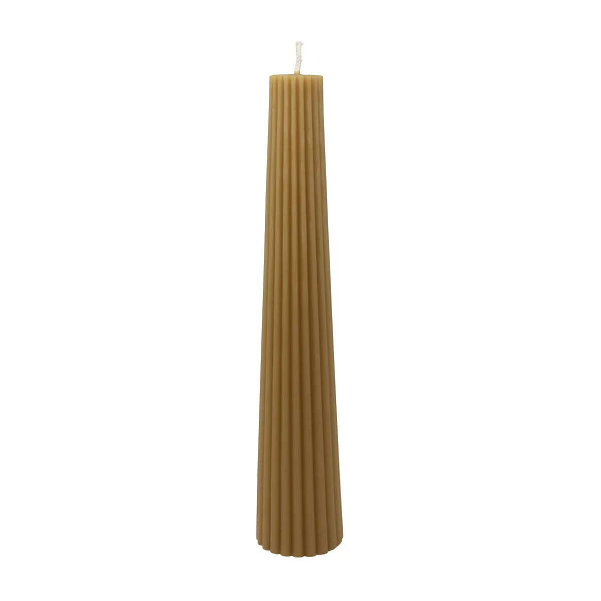 Fluted Taper Pillar Candle | Tuesday Made