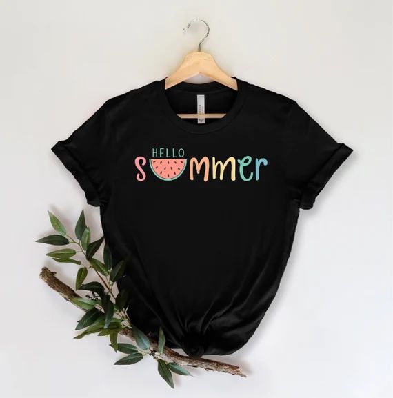 Hello Summer Shirt Summer Shirt Summer Lovers Shirt Season | Etsy | Etsy (US)