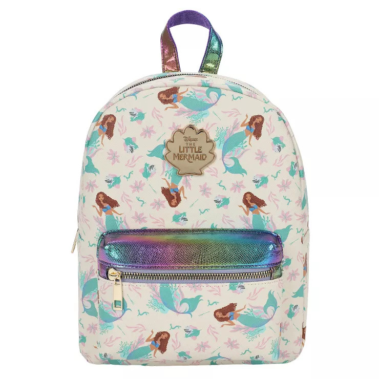 Live Action Little Mermaid Ariel AOP Mini Backpack | Target