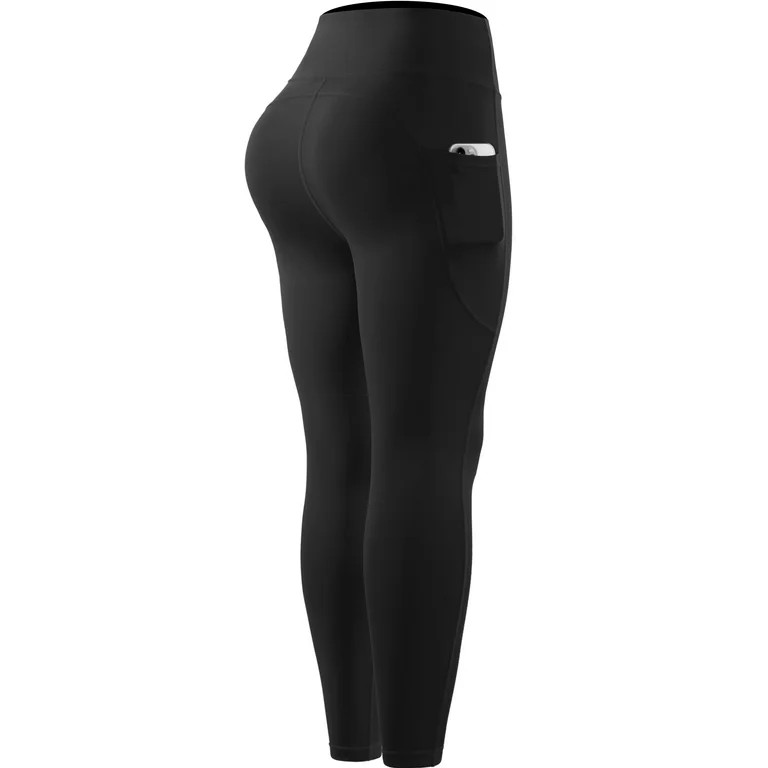 NELEUS Womens High Waist Ankle Yoga Leggings Workout with Two Pockets,Black,US Size L | Walmart (US)