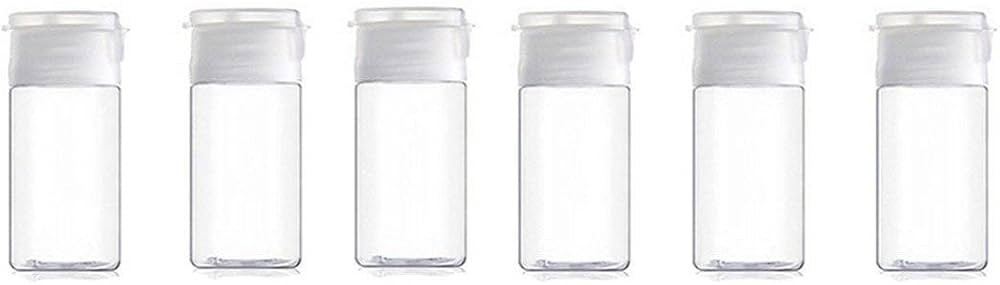 Onwon 6 Pcs 30 ml/1 oz Empty Plastic Sample Travel Size Plastic Empty Squeeze Bottle Container Ja... | Amazon (US)