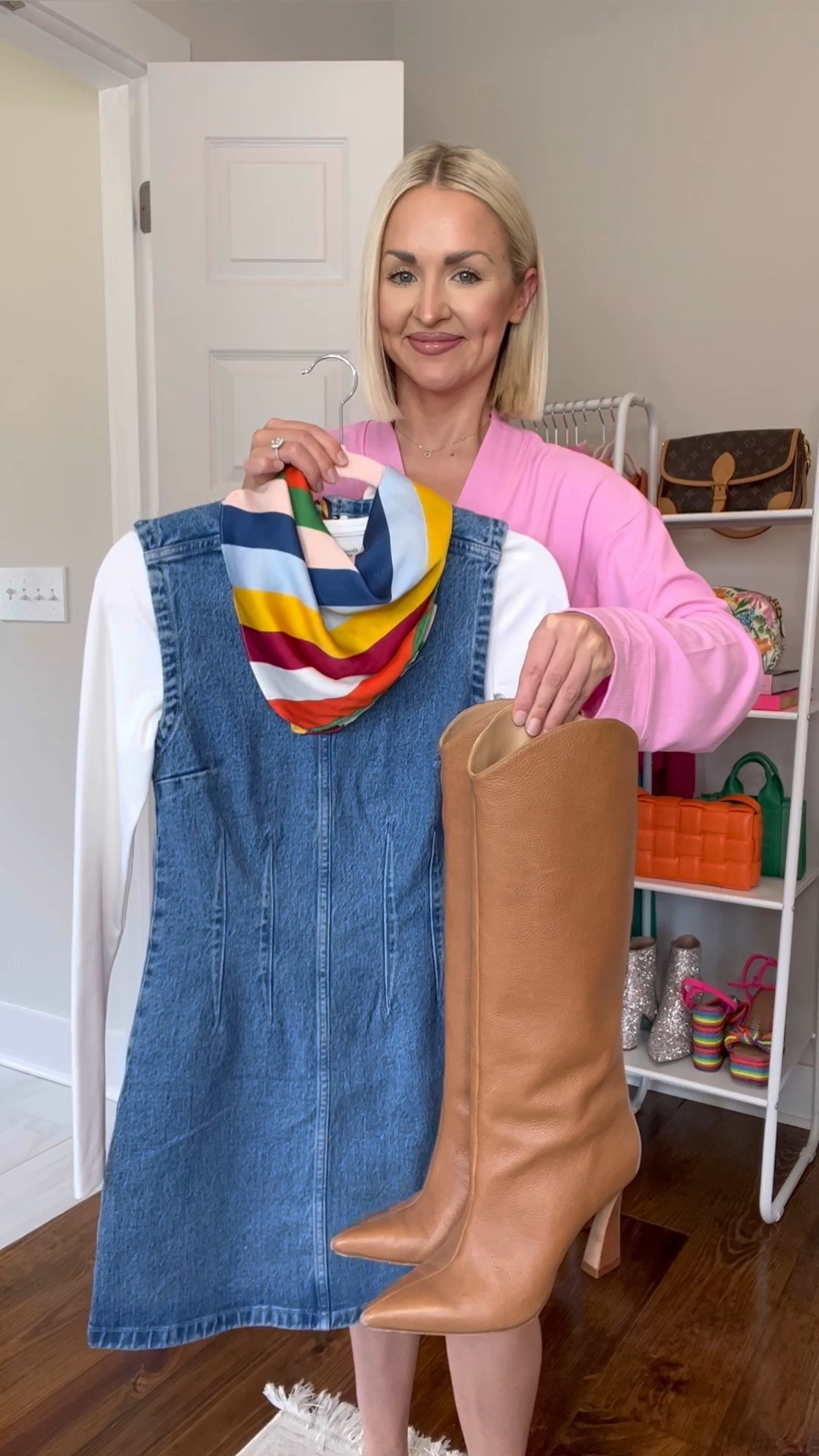 20% off denim dress
Size: XXS petite! Size down 

#LTKSale