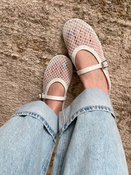 Mesh ballerina flats - run slightly large 

#LTKSeasonal #LTKshoecrush