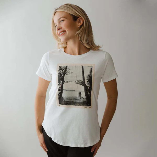 Basic Crew Neck Tee, Panama | Albion Fit