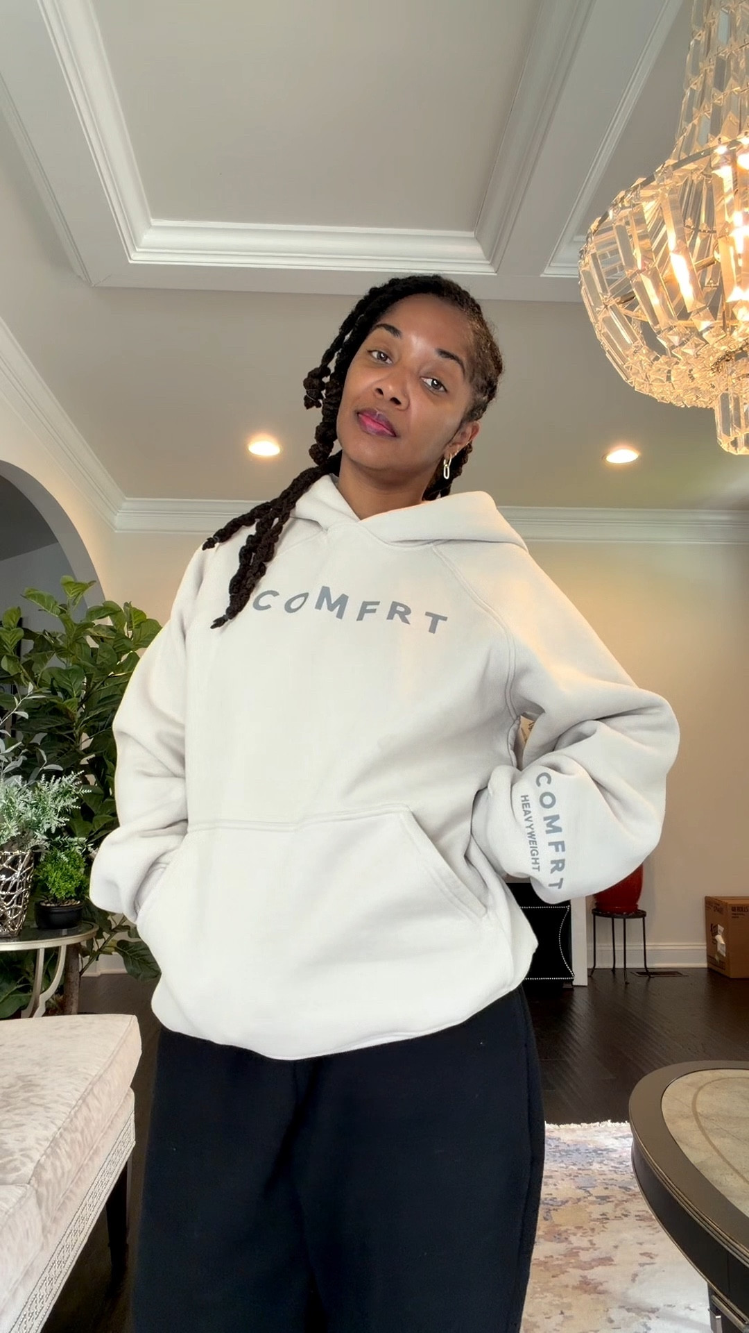 Comfort, but make it meaningful 🤍 The Comfrt Tranquil Hoodie in Cotton is giving soft, cozy, oversized perfection. I love that this brand stands for mental health awareness while still serving comfort you can actually feel. Cute, comfy, and a reminder to protect your peace ✨ #Comfrt #ComfrtStyle #MentalHealthAwareness #CozyFits #OOTD 

#LTKgrwm #LTKootd #LTKActive