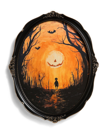 20x25 Spooky Lady At Forest Wall Art | TJ Maxx