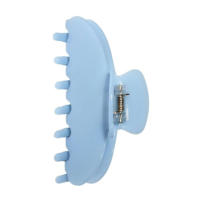 Durable Acetate Hair Clips - 4-Inch Wathet Blue Claw Clips for Fine and Thick Hair (Wathet Blue) | Amazon (US)