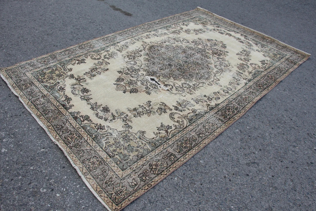 Oriental Rug Handmade Rug Natural Wool Rug Area Rug Free - Etsy Canada | Etsy (CAD)