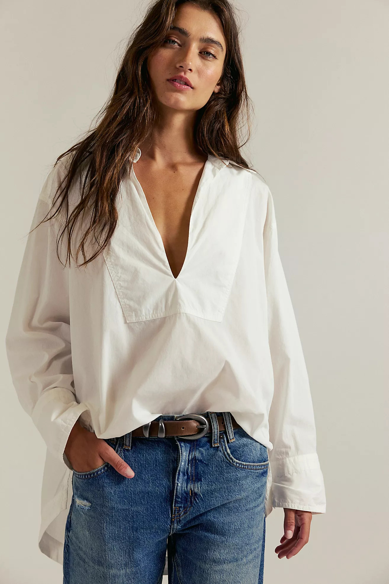 We The Free August Pullover Shirt | Free People (Global - UK&FR Excluded)
