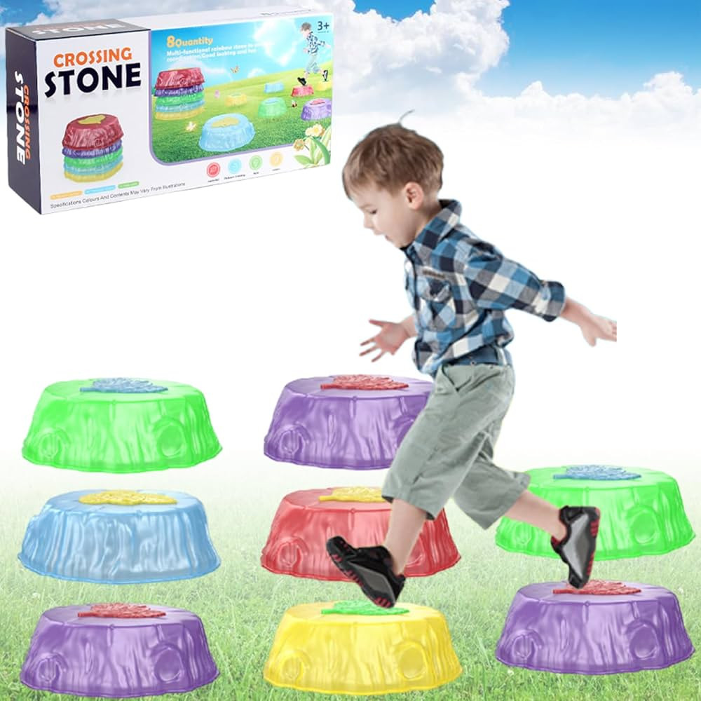 Light Up Stepping Stones for Kids, Light Up Kids Stepping Stones, Led Glow in The Dark Stepping S... | Amazon (US)