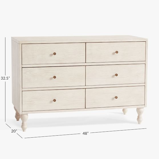 Bellevue 6-Drawer Wide Dresser | Pottery Barn Teen