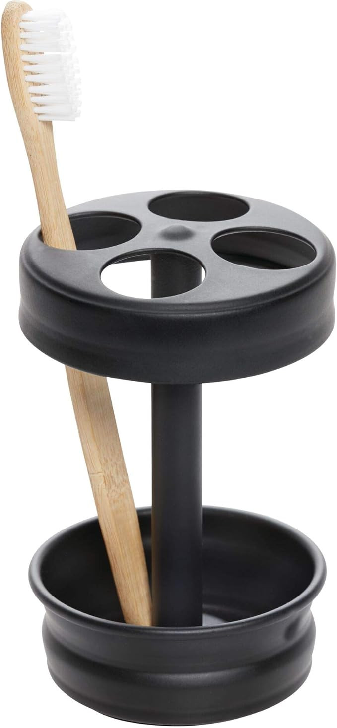 iDesign 26287 Olivia Metal Toothbrush Holder Stand for Vanity Countertops in Master, Guest, and K... | Amazon (US)