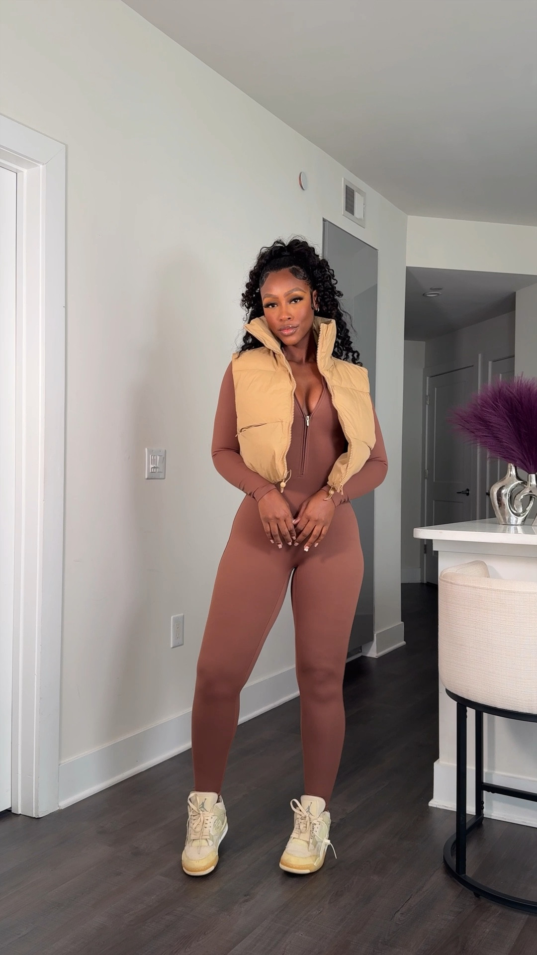 ✨ Layered up in a jumpsuit and vest because cute shouldn’t require much effort 🙌🏾

#LTKCyberWeek #LTKootd