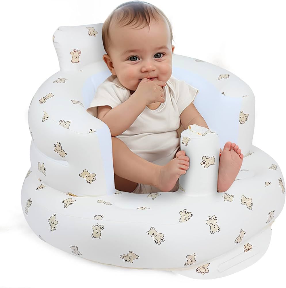 Inflatable Baby Seat for Babies 3 Months & Up, Baby Floor Seats for Sitting Up, Baby Seats for In... | Amazon (US)