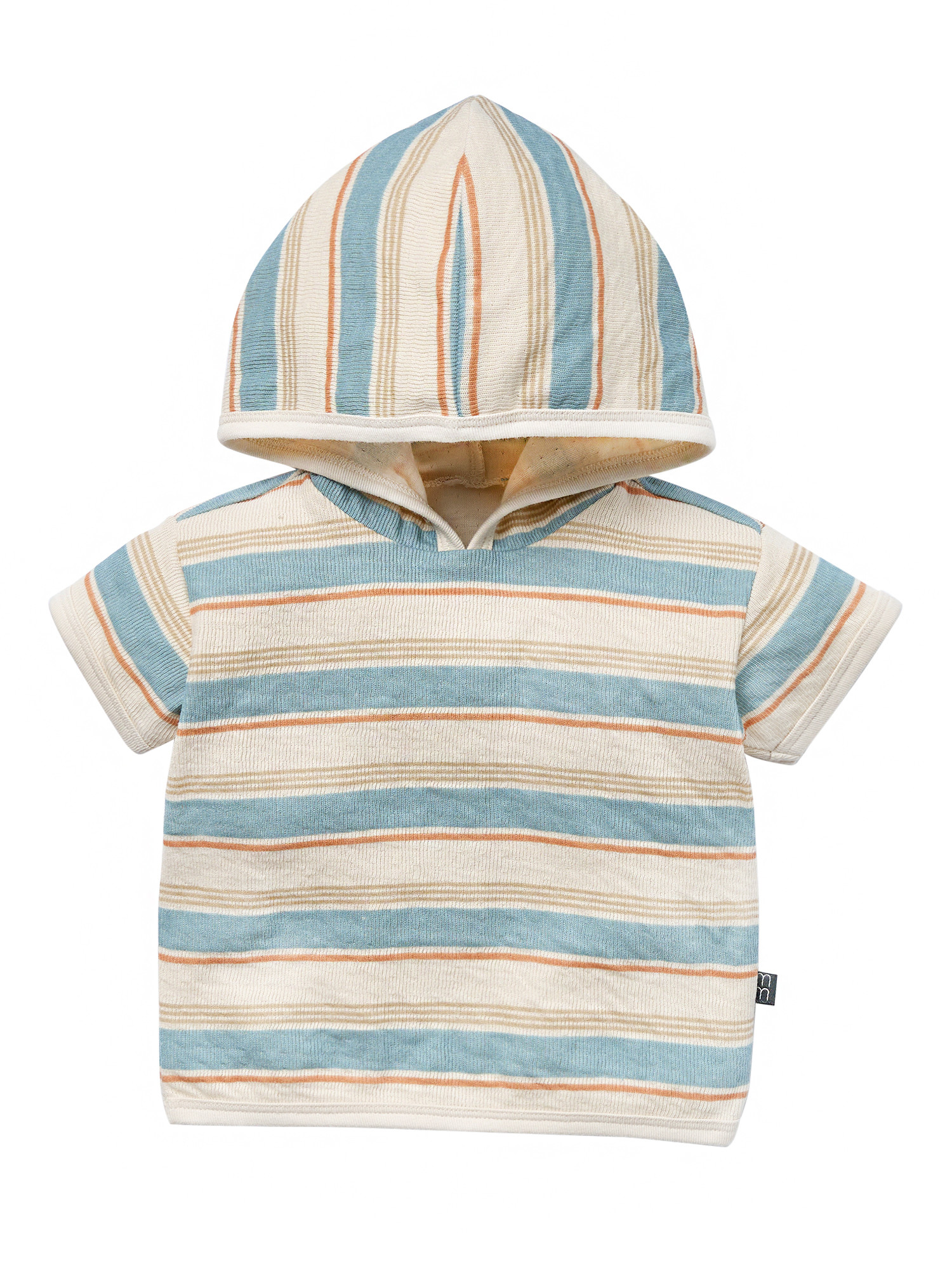 Modern Moments by Gerber Baby Neutral Organic Hooded Short Sleeve Top, Sizes 0/3 Months - 24 Mont... | Walmart (US)
