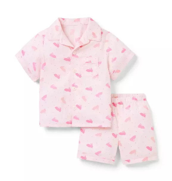 Classic Short Pajama In Easter Bunny | Janie and Jack